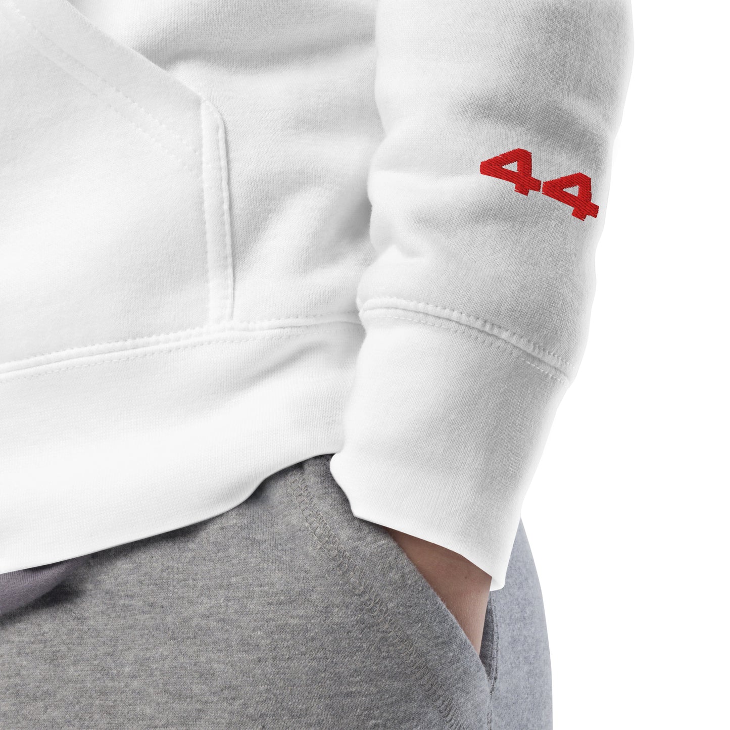 44 Hamilton Women's Hoodie White